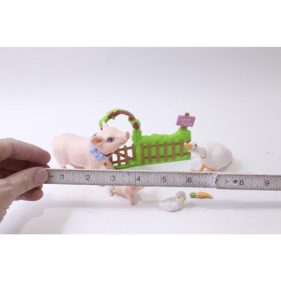 Barbie Magical Pets, 90s Animal Figurines, Charlotte the Pig, Goose, Duckling, - Picture 2 of 2